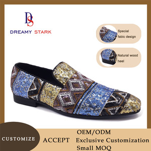 Bohemia Handgemaakt Nieuwe Hoge Kwaliteit <span class=keywords><strong>Diy</strong></span> Diamant Desgin Patroon Echt Leer Custom Logo Merk Originele Mannen Jurk Schoenen & Oxford - Product Image 6