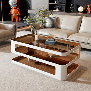 Meubles de maison de style nordique moderne de luxe <span class=keywords><strong>en</strong></span> gros, <span class=keywords><strong>table</strong></span> basse noire avec plateau <span class=keywords><strong>en</strong></span> <span class=keywords><strong>verre</strong></span> pour le salon - Product Image 1