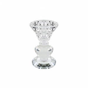 Portacandele in Cristallo, Piccolo Portacandele in Vetro, Elemento Decorativo per l'Illuminazione Domestica - Product Image 2