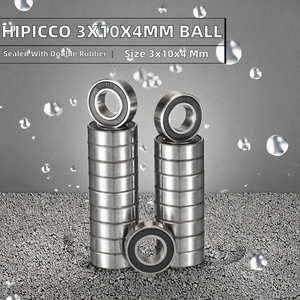 Vente directe d'usine en Chine, roulements à billes à gorge profonde <span class=keywords><strong>625</strong></span> 623-2RS, ID 3 mm, OD 10 mm, largeur 4 mm, étanches, pré-lubrifiés - Product Image 2