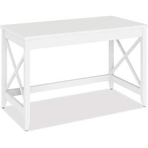 Bureau d'écriture Alera Farmhouse 47,24" x 23,62" x 29,53" pour ordinateur, blanc - Product Image 2
