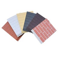 Panneau gaufré non métallique pour murs et toitures extérieurs, design moderne, taille et épaisseur personnalisables, plusieurs motifs de texture disponibles