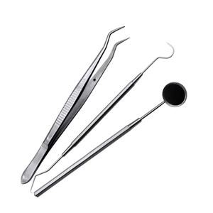 Instrumentos Dentales para Higiene Bucal, Herramientas Auxiliares Dentales <span class=keywords><strong>de</strong></span> Acero Inoxidable <span class=keywords><strong>de</strong></span> Grado Médico para Exámenes y Procedimientos - Product Image 3