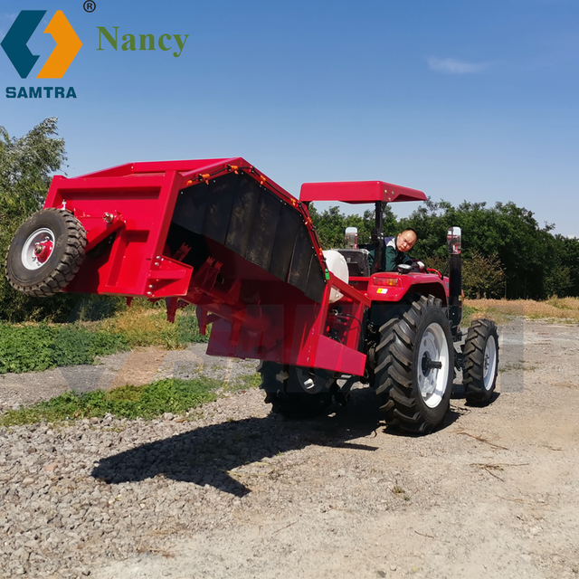 Tractor Tow-behind Compost Windrow Turner User for Organic Fertilizer Making Machine for Small Farm