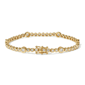 Gemnel Wholesale 925 Silver <strong>Cubic</strong> <strong>Zirconia</strong> Diamond <strong>Tennis</strong> <strong>Bracelet</strong> Women - Product Image 1