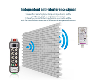 Control Remoto Universal Inalámbrico Industrial de 8 Botones y Una Sola Velocidad para Grúas