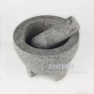 Mortero y Maja de piedra natural de Venta caliente Molcajete mexicano - Product Image 6