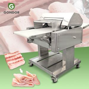 Machine à éplucher la viande de porc et de bœuf, trancheuse et découpeuse de membrane cutanée, machine à enlever la peau de porc - Product Image 1