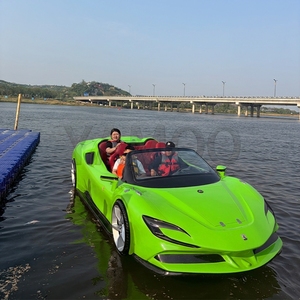 Lancha Personalizada Estilo Lamborghini de Tres Cascos 170 °   Embarcación Deportiva de Lujo para Deportes Acuáticos con Motor Yamaha para Alquiler y Aventuras - Product Image 1