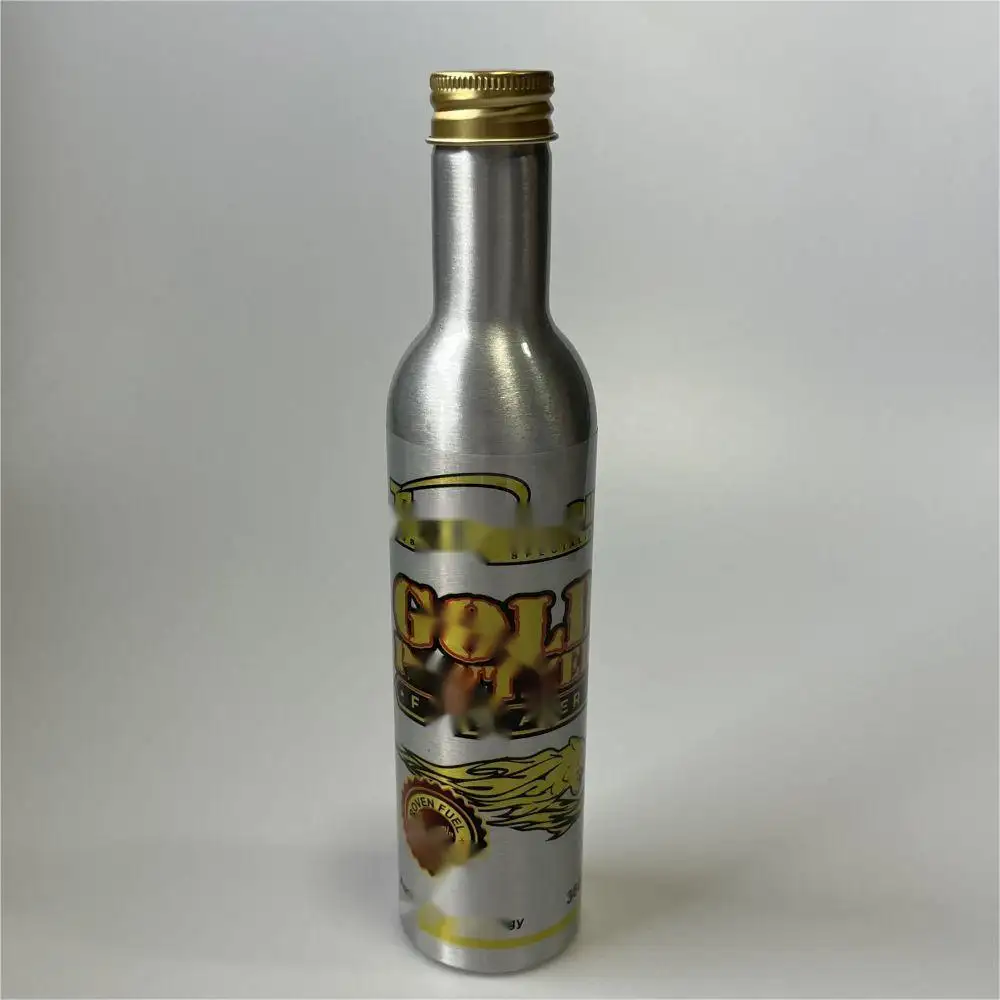 Botella de aluminio duro para vino, cerveza, bebidas, 200ml, 360ml, 500ml, 400ml