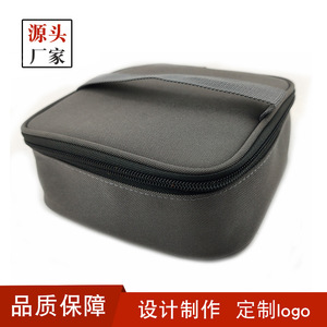 Bolsa para instrumentos médicos de 17x17x7cm, estuche de almacenamiento de tela con correa en T para equipo de medición de glucosa en sangre - Product Image 5