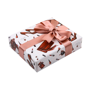 Wholesale 80g Mild <b>Glossy</b> Gift Packaging Cute Pastel Dots Stripes Design 43*300cm <b>Paper</b> for Packaging - Product Image 6