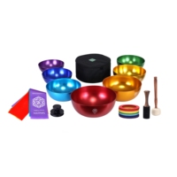 Cuencos cantores sintonizados 240 HZ B3 Note, 10 pulgadas de terapia de frecuencia Schumann para baño curativo de sonido Ideal para meditación Yoga Reiki