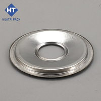 Liquide de frein Huile Boîte de conserve Couvercle supérieur Composants de boîte de conserve ronde avec couvercles en plastique
