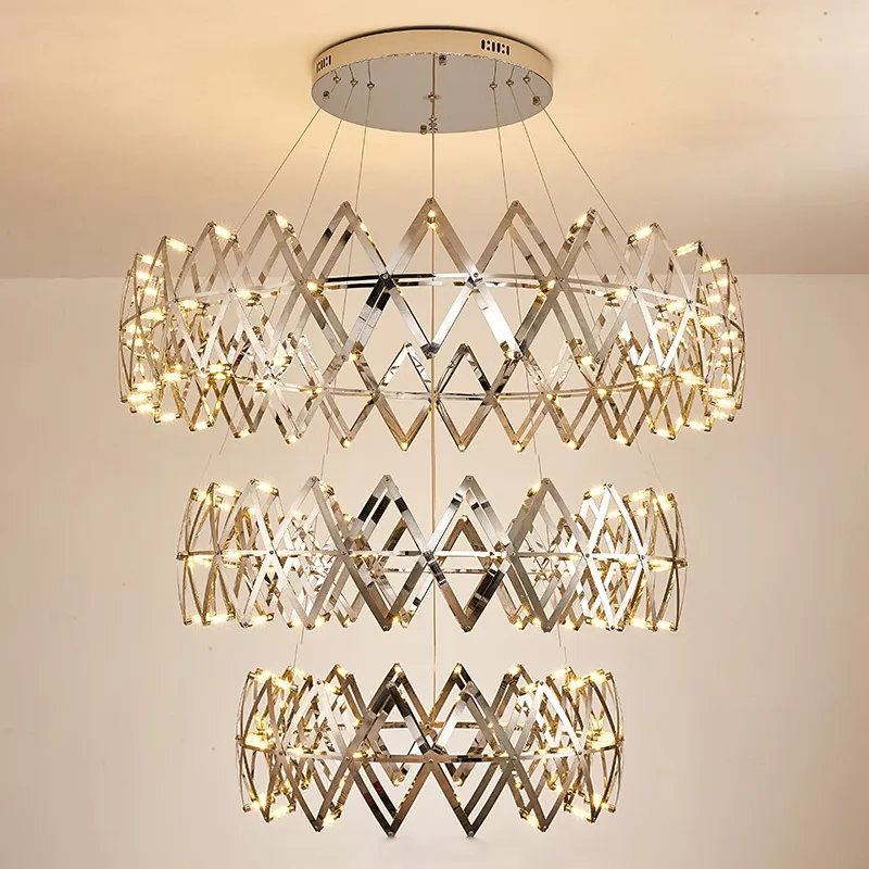 Decor Pendant Lamp Living Room Bedroom Villa Lobby Chandelier Tree Branch Crystal Latest Design American