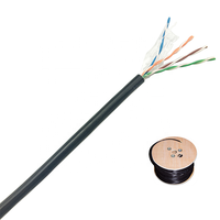 Cable de Telecomunicaciones Cat5e para proyectos de red de cobre desnudo, categoría mejorada, 0,5mm, UTP, 100M