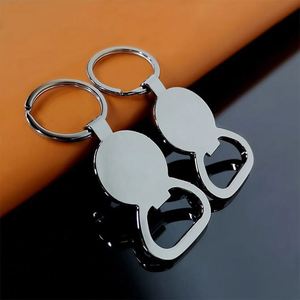 Porte-clés décapsuleur en métal argenté, directement de l'usine, avec logo personnalisé, et porte-monnaie pour chariot de courses - Product Image 3