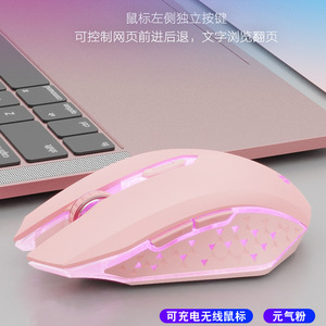 Ratón inalámbrico para juegos, 6 botones, 2,4G, USB, óptico, silencioso, para ordenador portátil y de escritorio - Product Image 5