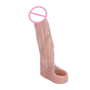 SXXYペニススリーブコックリング精液ロック陰茎拡大器具男性用セックストイソフトコックリング陰茎拡大ペニススリーブ再利用可能コンドーム - Product Image 5