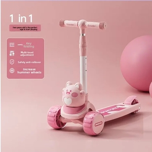 Trottinette électrique à trois roues pour enfants de 1 à 12 ans, garçons et filles, avec capteur antidérapant, en plastique - Product Image 6