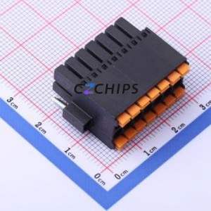 KF2EDGKSM-3.5-2*7P Plug-in Terminal Block P=3.5mm Connector Male Plug Screw Fixing 2x7P 3.5mm - Product Image 1