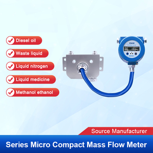 Sensor de Flujo Másico Coriolis DN1 - Medidor de Flujo Digital para Líquidos, Gases, Agua, Aceite, Aire, Alta Precisión, YK-MFU DN1 - Product Image 5