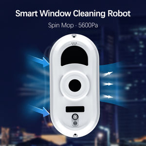 Robot de nettoyage de vitres électrique intelligent pour la maison, aspirateur et <span class=keywords><strong>essuie</strong></span>-<span class=keywords><strong>glace</strong></span> télécommandé, blanc, design moderne - Product Image 2