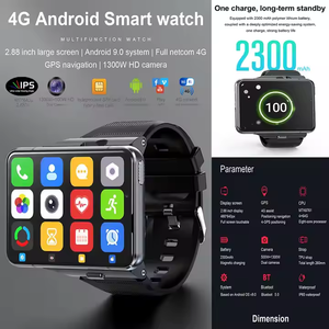 New S999 người đàn ông của thông minh đồng hồ điện thoại 2.88 HD màn hình mtk6761 Quad Core 4G Sim Kép 5G Wifi GPS Dual camera 4 + 64GB <span class=keywords><strong>Android</strong></span> 9.0 IP67 BT - Product Image 3