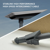 Nouveau kit de parabole satellite Starlink plate haute performance avec câble, version VR (ROAM), Starlink Mini version haute performance