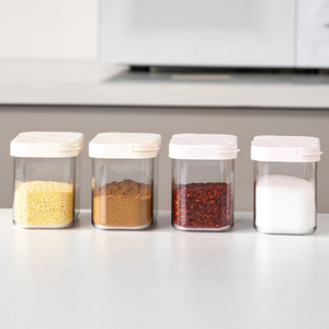 <b>Spice</b> <b>Jar</b> Set With Airtight Lids For Kitchen Storage Solid Seasonings M Size - Product Image 2