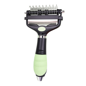 Strumento Manuale 3-in-1 Pieghevole in Plastica <span class=keywords><strong>per</strong></span> Rimozione Peli, Taglia Nodi <span class=keywords><strong>per</strong></span> la Pulizia e la Toelettatura di Cani e Gatti - Product Image 4