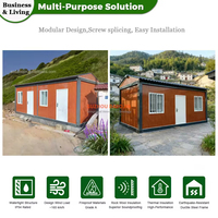 Maisons miniatures de luxe personnalisées en conteneurs, serres, maisons modernes mobiles préfabriquées en acier léger, villas en kit, appartements, ateliers
