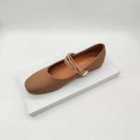 Chaussures de poupée pour femmes pompe à talons bas femme ensemble pied une sangle Mary Jane dames rétro Ballet chaussures de bureau simples chaussures de grand-mère