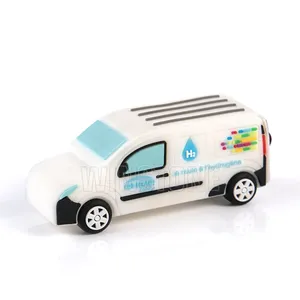 Custom High Speed 3D Soft PVC Cute Truck Car 128GB 32GB USB Flash Disk Driver for corporate Gifts from Sedex 4P factory