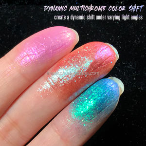 Duochrome Holographic kim cương <span class=keywords><strong>Eyeshadow</strong></span> duy nhất <span class=keywords><strong>Eyeshadow</strong></span> tùy chỉnh thương hiệu của riêng bạn kim loại lấp lánh Duochrome <span class=keywords><strong>Eyeshadow</strong></span> - Product Image 3