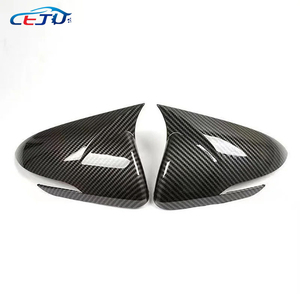 Capuchons de rétroviseur de porte de voiture en ABS noir brillant pour <span class=keywords><strong>Hyundai</strong></span> <span class=keywords><strong>I30</strong></span> N Line Elantra GT Sport PD 2017-2025 - Product Image 4