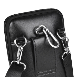Sac messager pour homme tendance, sac bandoulière carré pour affaires, sac de téléphone décontracté de luxe pour homme avec <span class=keywords><strong>cuir</strong></span> PU imperméable - Product Image 6