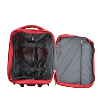 Nouvelles Tendances Meilleures Ventes Rouge OEM ODM Ensemble de Valises Souples à Roulettes en Tissu pour Hommes et Femmes