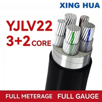 Câble d'alimentation blindé en aluminium LV Engineering 2 3 4 5 pôles Yjlv22 600/1000V Kabel Yjv 0.6/1kv isolé XLPE 300mm 4 conducteurs