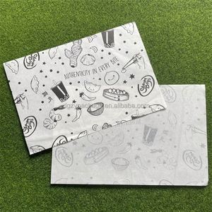 Papier alimentaire personnalisé avec logo imprimé, résistant à la graisse, pour sandwichs au beurre - Product Image 5