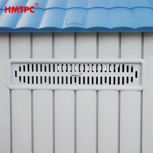 Nichoir <span class=keywords><strong>pour</strong></span> chien en plastique résistant aux intempéries, avec porte métallique, toit ventilé, plancher surélevé, <span class=keywords><strong>pour</strong></span> chiens de taille moyenne - Product Image 6