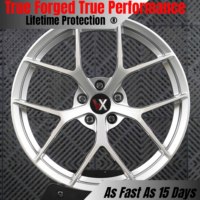 Rines Forjados Personalizados VeroX de Alta Calidad, Monobloque, Cóncavos Profundos, 18-24, 5x114.3/120/112, Acabado Cromado Cepillado, para M3, M4, M5, RS4, S6, RS6, G30