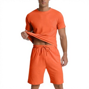 Conjuntos Deportivos de 2 Piezas para Hombre, Estilo 2026, Tallas Grandes, Personalizables, Camiseta Deportiva con Pantalones Cortos, Servicio OEM - Product Image 1
