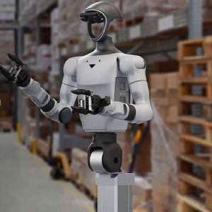 Robot humanoïde intelligent Unitree G1-D doté d'apprentissage automatique et de navigation autonome pour les ingénieurs en IA et les startups technologiques - Product Image 1