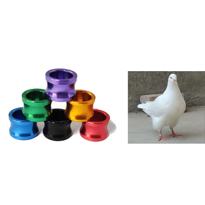 Klassieke herbruikbare aluminium vogelpootringen voor wedstrijduiven, kanaries, vinken & parkieten - Product Image 6