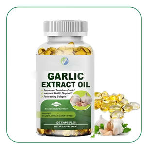 ASAP OEM Halal Food Grade <b>Garlic</b> Oil Softgel <b>Capsules</b> Natural Hair Supplement in Bottle - Product Image 1