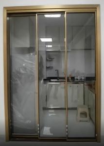 Xterior-<span class=keywords><strong>puerta</strong></span> corredera de vidrio templado de aluminio, marco estrecho, telescopio interior - Product Image 2