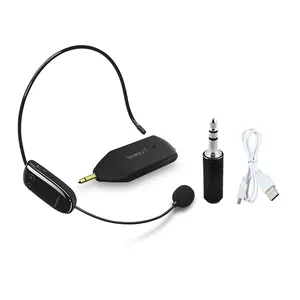 SD-U8 SHIDU-auriculares UHF de alto grado y bajo ruido, receptor de micrófono profesional inalámbrico para amplificador de voz