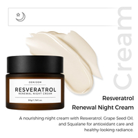 Ensemble de soins de la peau sans cruauté animale à base de resvératrol et d'acide hyaluronique, étiquette privée OEM, sérum antioxydant pour le visage, crème de jour, crème de nuit