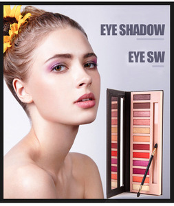 Pan ombretto Ombretto di Trucco Cosmetic Pressed singolo Ombretto 12 colore padelle personalizzato il proprio marchio - Product Image 4